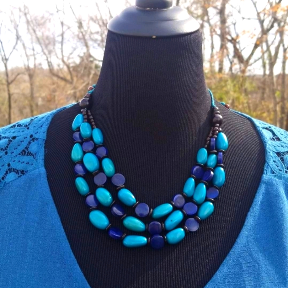 2/$55 Eco-friendly tagua necklace